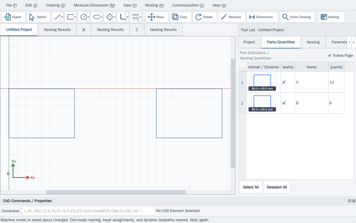 Actual mCAD UI / offline production components